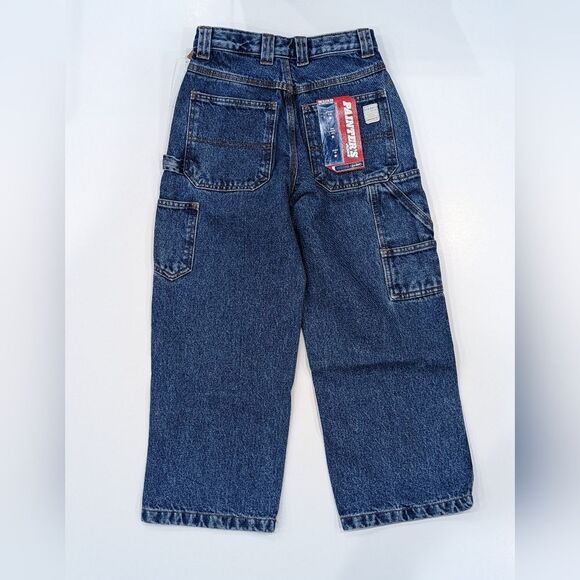 Old Navy New Old Stock Deadstock Vintage Y2k Painters Carpenter Jeans Boy Size 7 - Picture 3 of 6